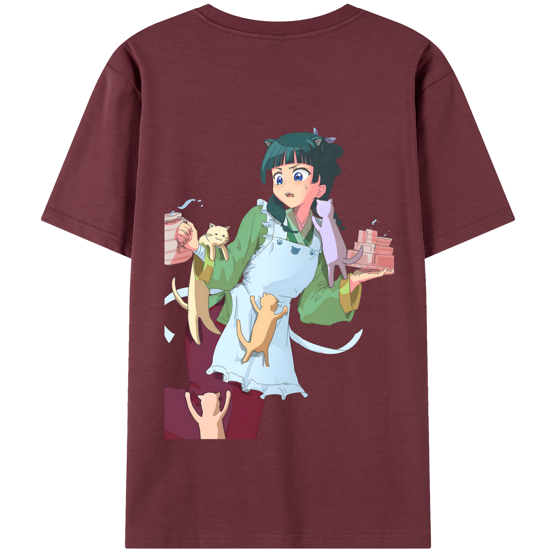 （画像用） 薬屋のひとりごと The Apothecary Diaries 綿100％半袖Tシャツ（背面プリント）